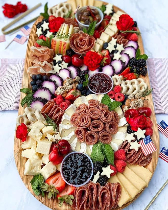 Charity Leaf 10-Pack 22"x12" Palm Leaf Trays | Eco-Friendly, Compostable Platters for Weddings, Charcuterie Boards & Events