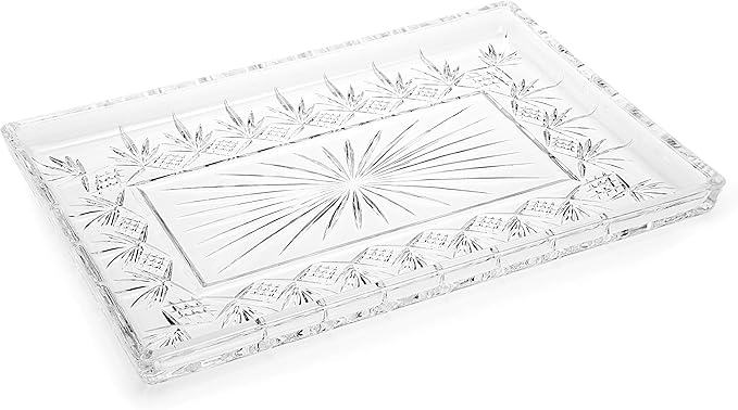 Godinger Crystal Dublin Vanity Tray