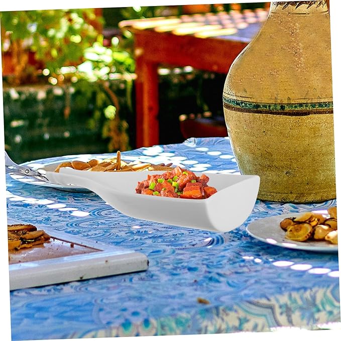 Amosfun Wine Bottle Shaped Ceramic Plate Elegant Food Dish for Cold Appetizers Unique Dinner Container for Home Restaurant Bar and Parties Decorative Food Serving Tray