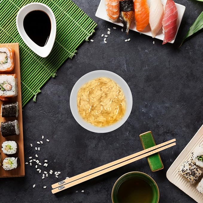 Zerodeko 6pcs Ceramic Snack Serving Dishes Small Condiment Plates for Dipping Sauce for Sushi Ice and Appetizers Easy to Clean and Store