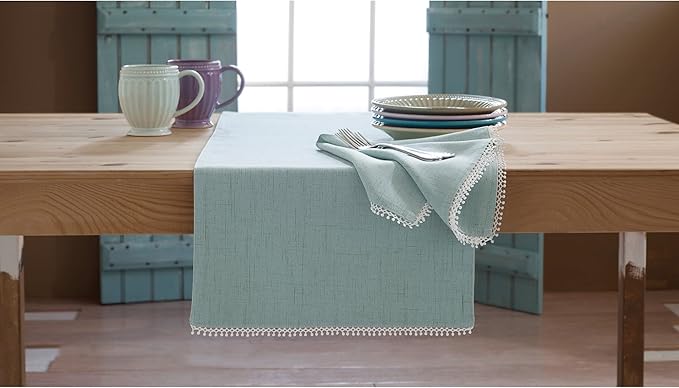Lenox French Perle Solid 60"x120" rectangle Tablecloth, Dove Grey