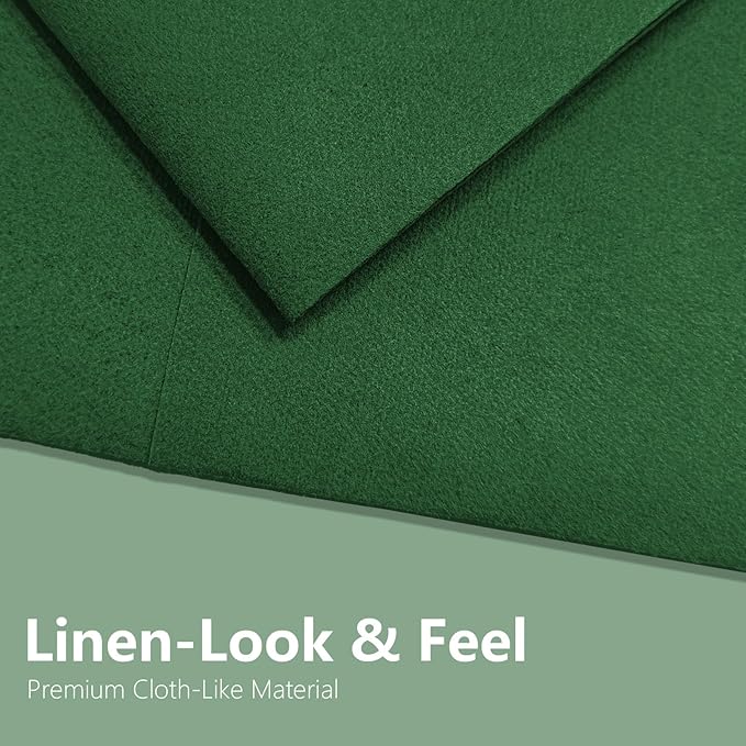 Pine Linen Feel Napkins with Flatware Pocket, 50 Pack Cloth Like Pre-Folded Napkins for Silverware, Guest Hand Towel for Dinner Party Wedding Decoration (16. x 15.5 inch)