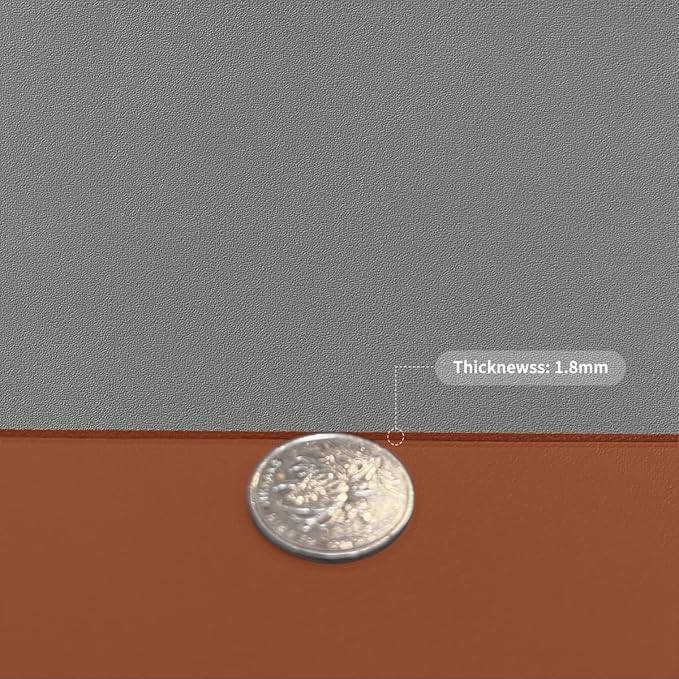 Dining Table Cover for Dining Room Table - Can Be Used On Both Sides Waterproof and Easy to Clean Good Flatness Used for Dining Table(Brown+Gray 44x60)