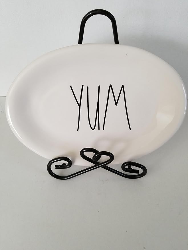 Rae Dunn by Magenta YUM Appetizer-Salad-Dessert Plate