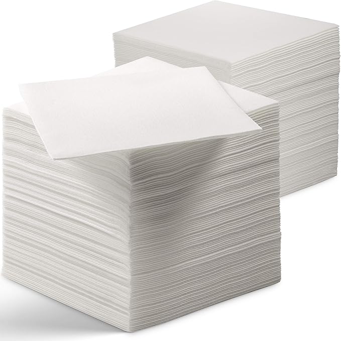 2000 Linen-Feel Beverage Napkins - Disposable Cocktail Napkins - Soft & Absorbant Elelgant Paper Napkins For Bar, Café, Restaurant Or Event