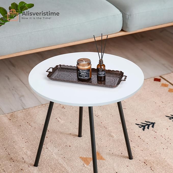 Alisveristime Turkish Ottoman Coffee Tea Beverage Serving Rectangle Tray (Small Tray) (13 INC*5.5 INC) (Copper)