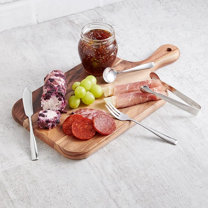 HIC Kitchen Charcuterie Serving Tool Set, 18/8 Stainless Steel, 8-Piece Set