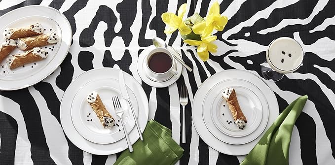Kate Spade New York Malmo Satin 20-Piece Flatware Set, 4.75 LB, Metallic