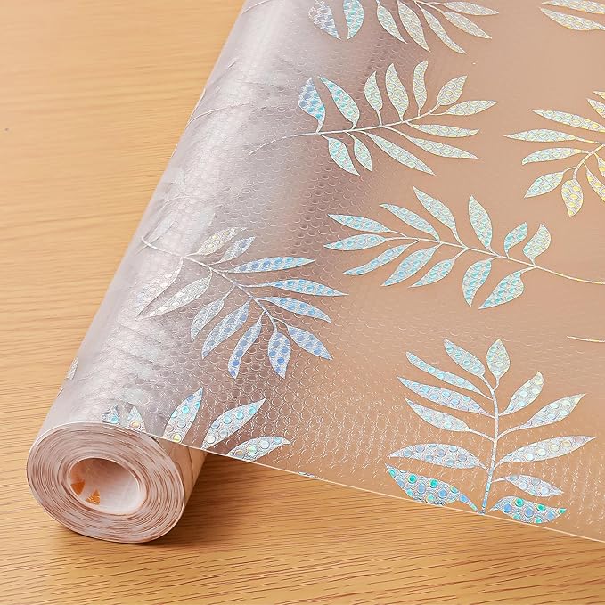 Cooyes Shelf Liner – Premium Non-Adhesive Cabinet & Drawer Liner for Kitchen – Waterproof Shelf Paper with Modern Pattern – Durable EVA Cabinet Mat – Easy to Cut （11.8" W x 236" L）