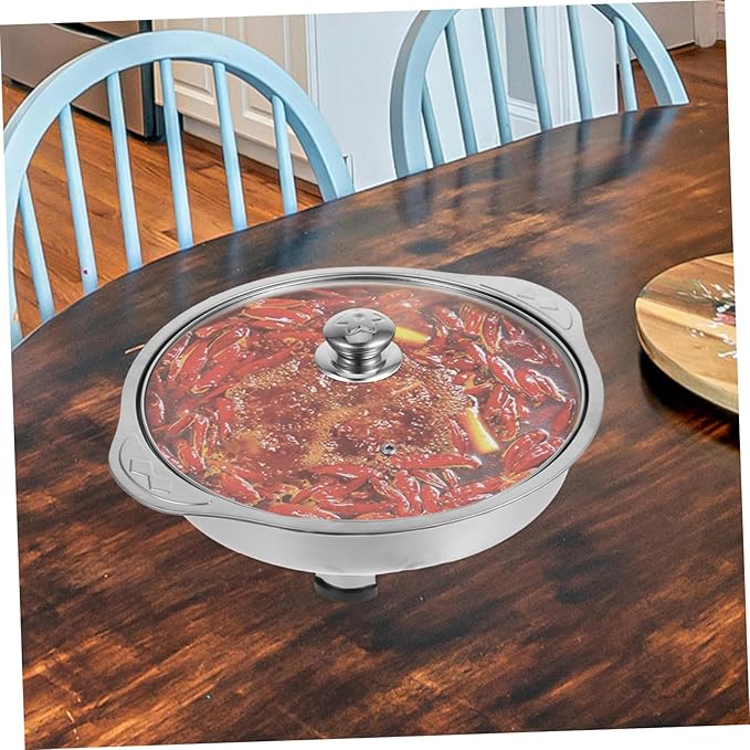 DECHOUS Stainless Steel Tiered Serving Tray Silver Decorative Party Food Holder