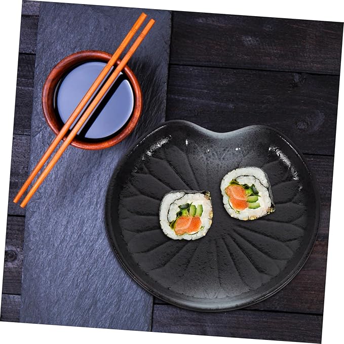 PRETYZOOM Vintage Japanese Design Plates Ceramic Snack Trays Fruit Dishes Decorative Serving Trays for All Occasions