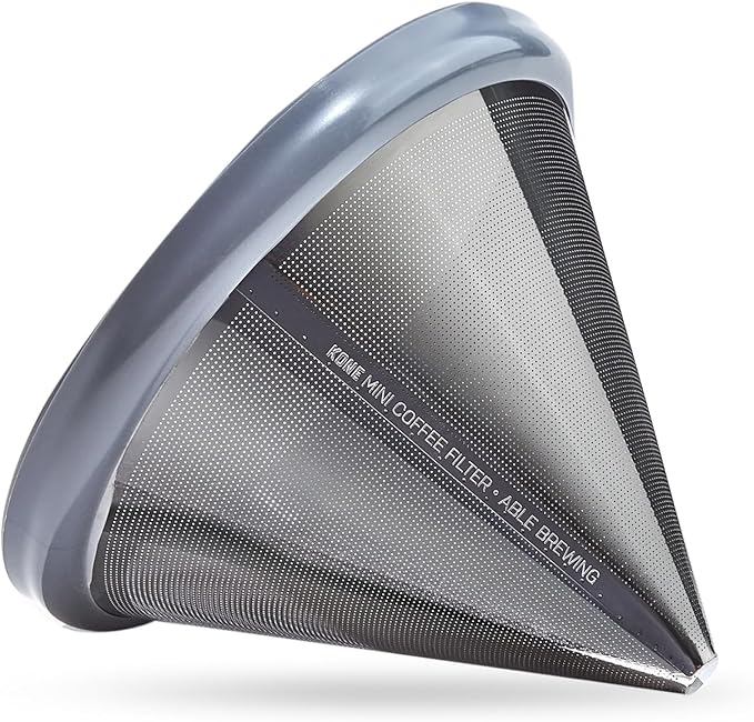 Able KONE MINI for Hario V60 02: Reusable Stainless Steel Coffee Filter