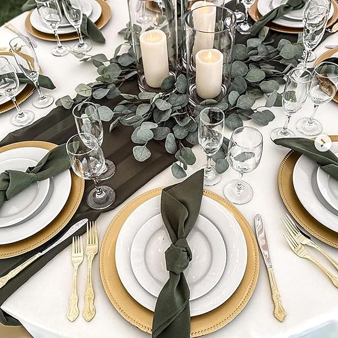 24 Pcs Gold Charger Plates Bulk, 13" Round Beaded Plate Chargers for Dinner Plates, Decorative Dinner Chargers Plastic Table Chargers for Wedding Holiday Party Baby Shower Event Decoration (Gold)