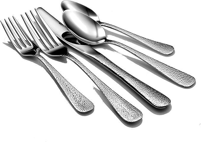 Liberty Tabletop Providence 45 Piece Flatware Set Service for 8 Silverware Made in USA