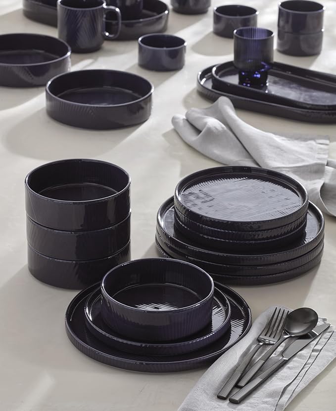 Lenox 898170 Modulus 12-Piece Bowl Set, Nightshade