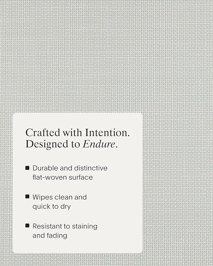 Chilewich Mini Basketweave Placemats in Sandstone - Set of 4 - Easy Care Woven Tabletop Textiles - Indoor/Outdoor - 15" Round