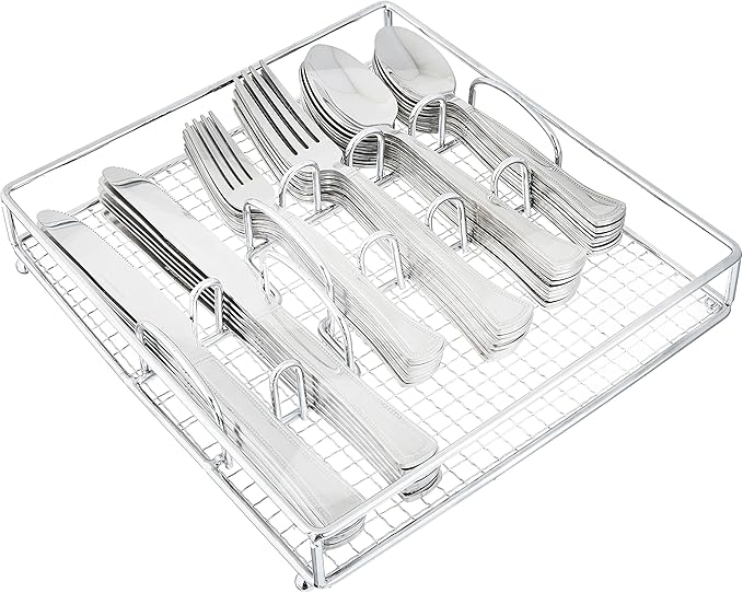 Gibson Home Grand Abby 61 Piece Stainless Steel Flatware Set