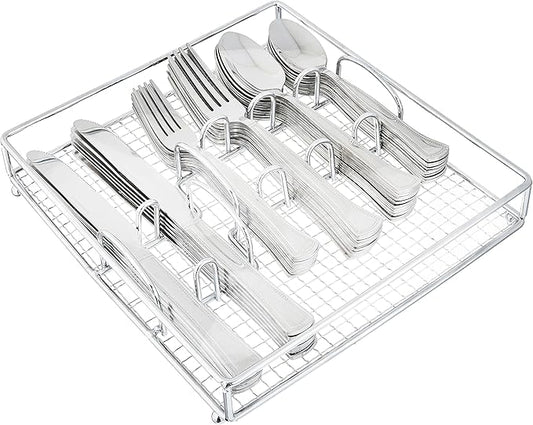 Gibson Home Grand Abby 61 Piece Stainless Steel Flatware Set