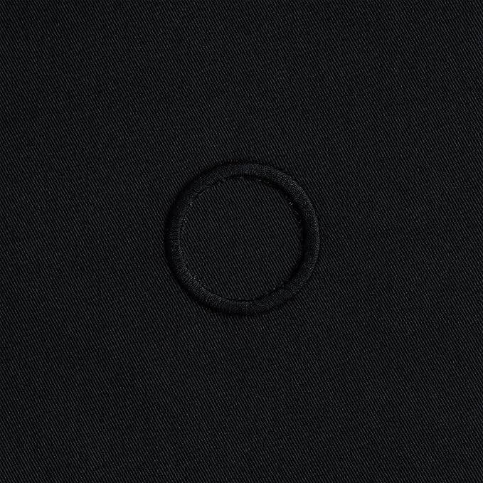 Original Collection, Bottle Cloth for Ice Buckets, Cotton, 42 cm, Corner Hole, Stitched Circle (Black, Pack of 1)