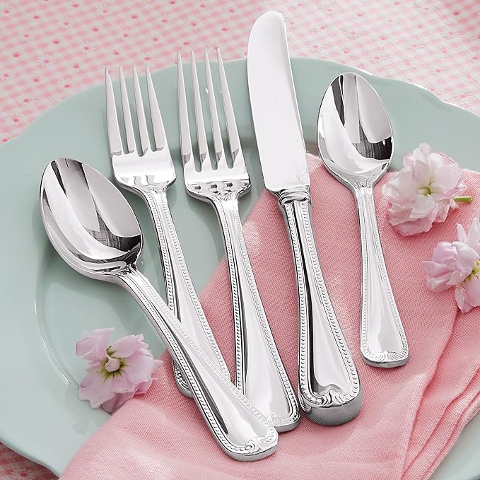 LENOX Off- White French Perle 4-Piece Place Setting & Vintage Jewel 5-Piece Place Setting