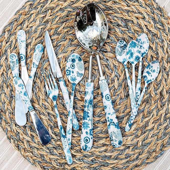 Juliska Field of Flowers Flatware Set - Chambray