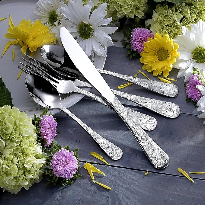 Liberty Tabletop American Garden 45pc Set Service For 8 Serving Set Included MADE IN USA