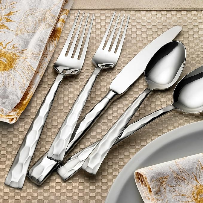 Hampton Forge Hampton Signature – Carnival – 20 Piece Flatware Set, Service for 4 (Pack of 3)