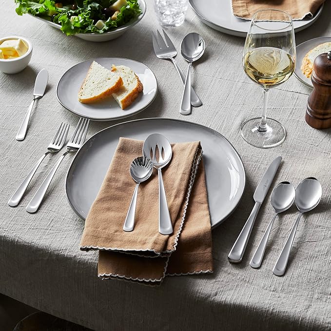 Henckels Silvano 45-pc 18/10 Stainless Steel Flatware Set