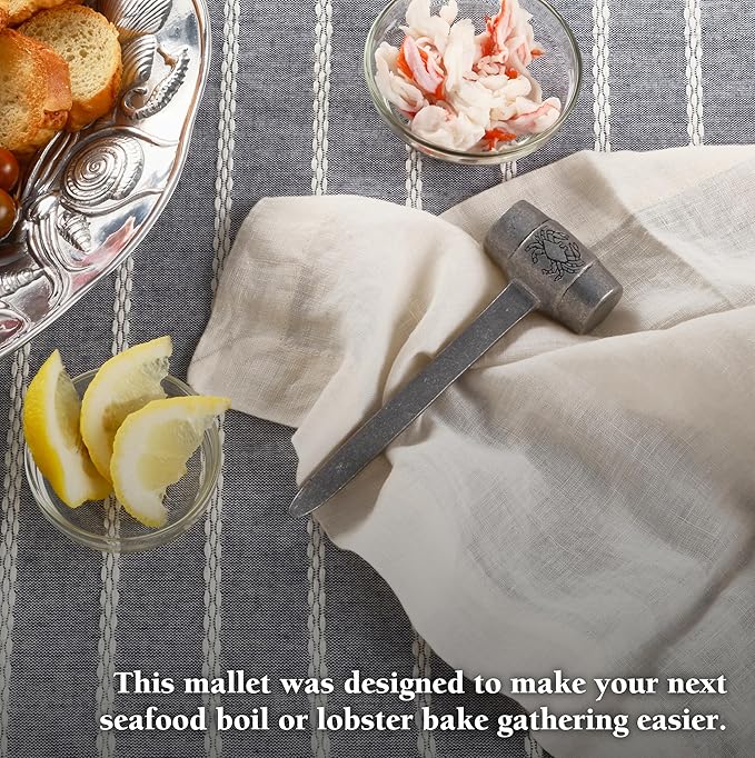 Wilton Armetale Seafood Mallet,Silver 6.5-Inch