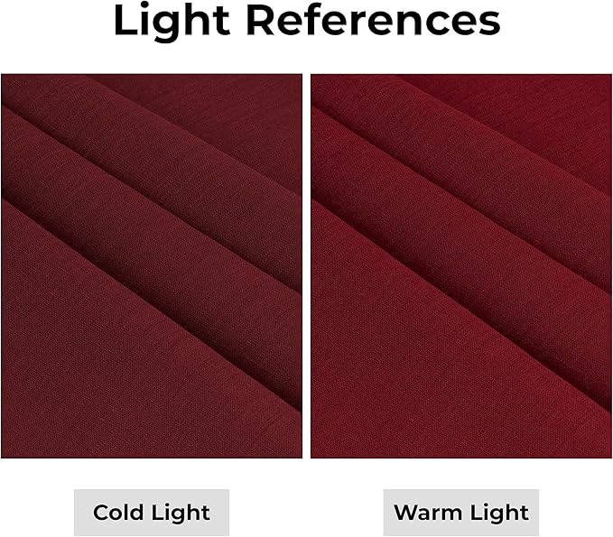 D'Moksha Homes Linen Dark Red Table Runner 90 Inches Long - Classic Hemstitch 100% Pure Linen Dining Table Runner 14 x 90 Inch for Winter, Christmas, Holiday, New Year