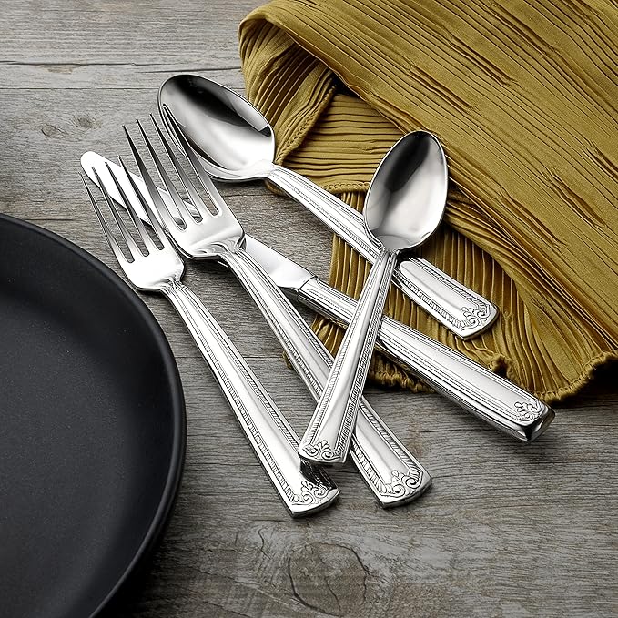 Liberty Tabletop Prestige 65 Piece Flatware Set for 12 Made in USA
