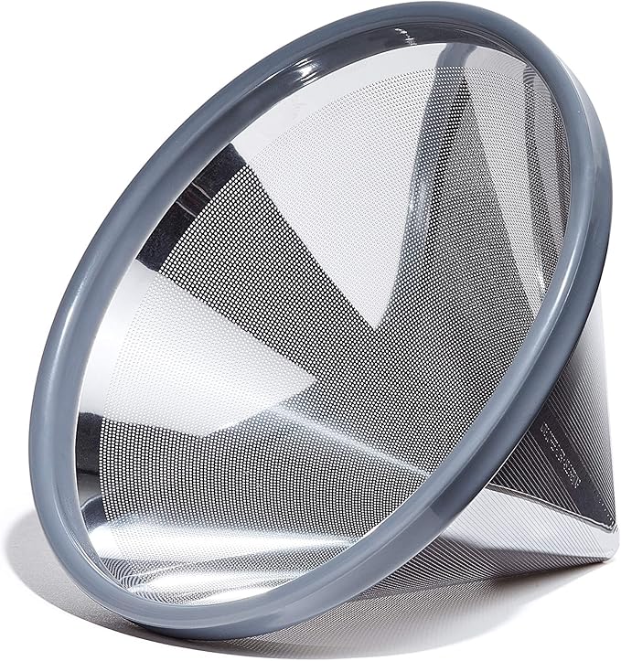 Able KONE: Reusable Stainless Steel Coffee Filter Compatible with Chemex