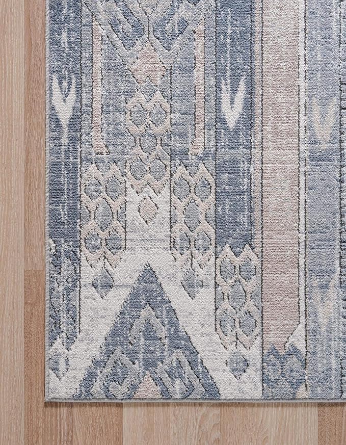 Rugs.com Oregon Collection Rug – 2' 2 x 3' Navy Blue Low-Pile Rug Perfect for Living Rooms, Large Dining Rooms, Open Floorplans