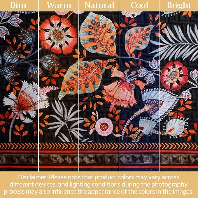 Maison d' Hermine Cloth Napkins Set of 4 100% Cotton Soft & Durable Everyday Reusable Square Napkins Cloth Washable, Dinner, Cocktail Party, Wedding, Restaurant (Jacobeen Floral, 18" x 18")