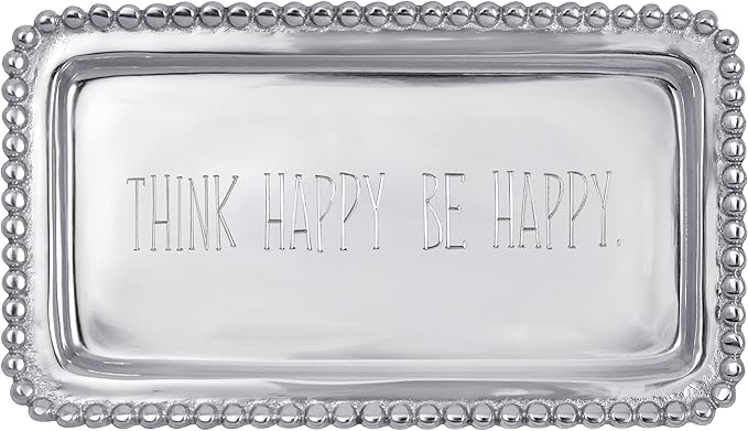 Mariposa "THINK HAPPY. BE HAPPY" Tray