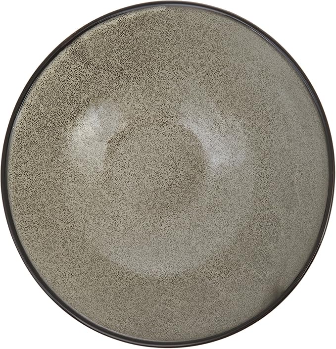 Fortessa D&V Ston Porcelain Dinnerware Tilt Bowl, 8.5-Inch, Set of 3, Mist