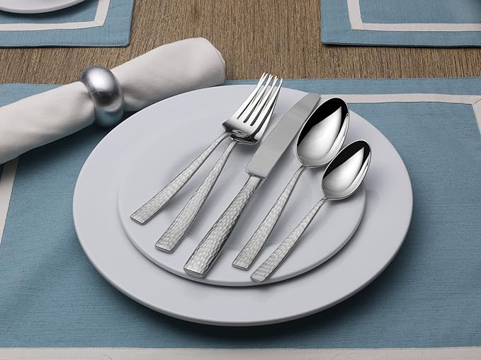 Mikasa 5204880 Oliver 20-Piece 18/10 Stainless Steel Flatware Set, Service for 4