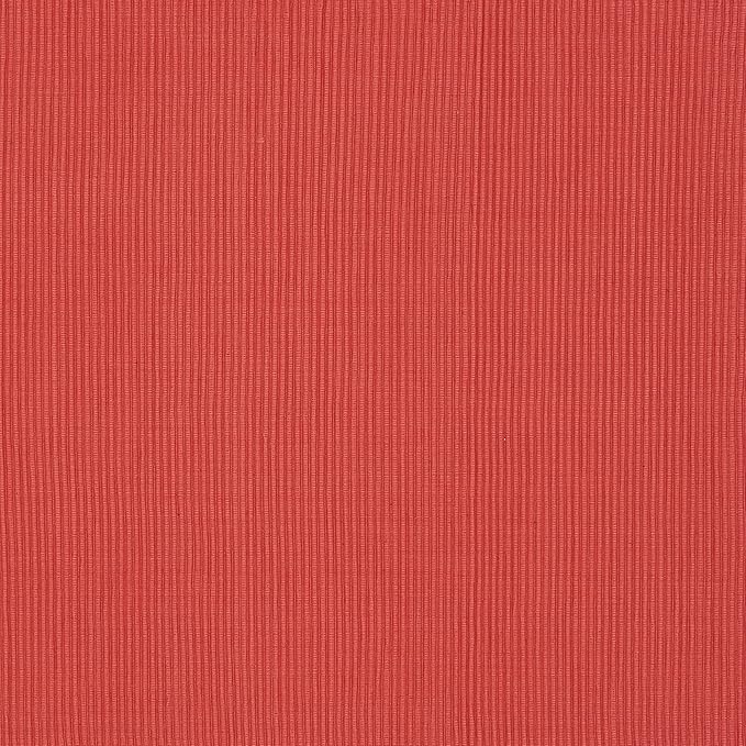 DII 100% Cotton Basic Ribbed Placemat Set, Georgia Peach, 13x19, 6 Piece
