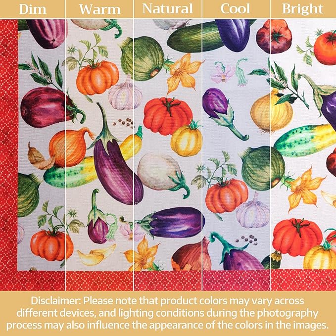 Maison d' Hermine Cloth Napkins Set of 4 100% Cotton Soft & Durable Everyday Reusable Square Napkins Cloth Washable, Dinner, Cocktail Party, Wedding, Restaurant (Ratatouile, 18" x 18")