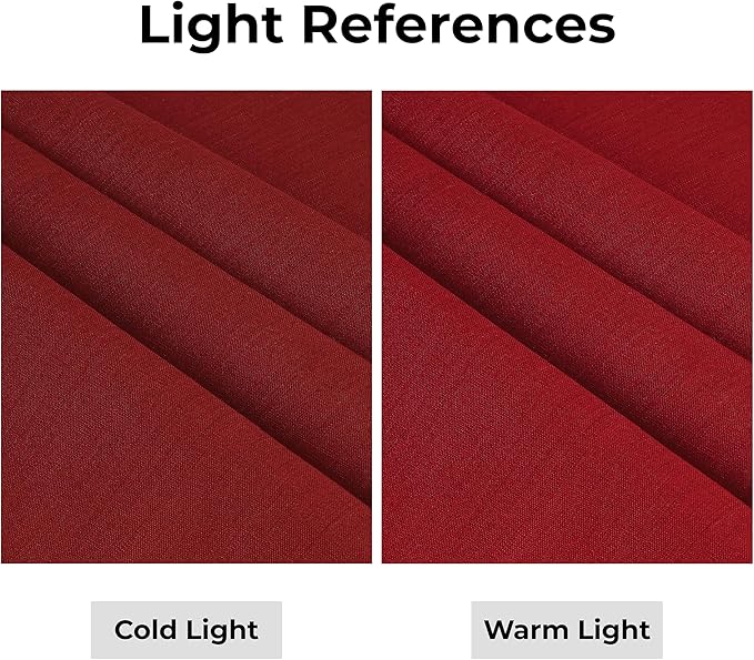 D'Moksha Homes Linen Red Table Runner 108 Inches Long - 100% Pure Linen Dining Table Runner 14 x 108 Inch for Winter, Christmas, Holiday, New Year - Machine Washable