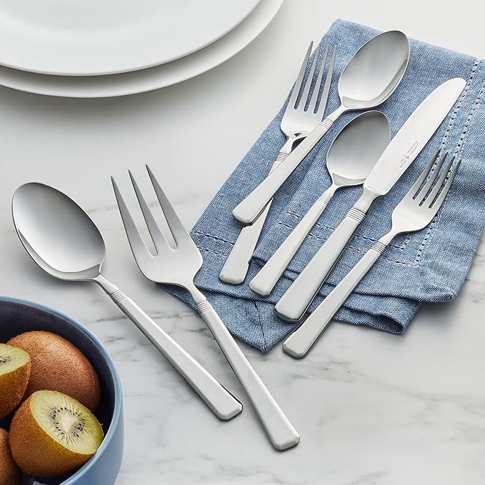 Zwilling Metrona Stainless Steel Flatware Set - Made with Special Formula Steel Perfected for Almost 300 Years, Dishwasher Safe, Service for 12