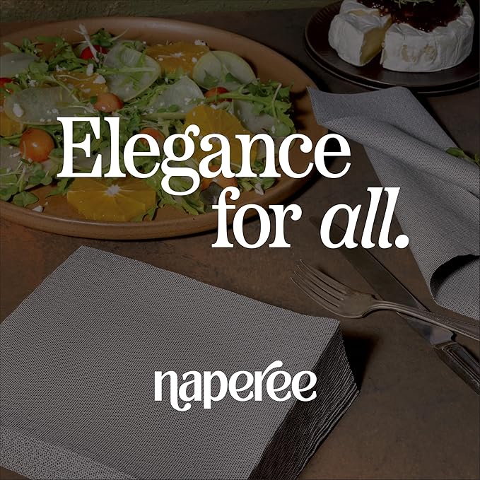 300 Pack Disposable Dinner Napkins Paper, 3-Ply, 12 "x 17" Guest Hand Towels For Bathroom, Wedding, Kitchen or Event