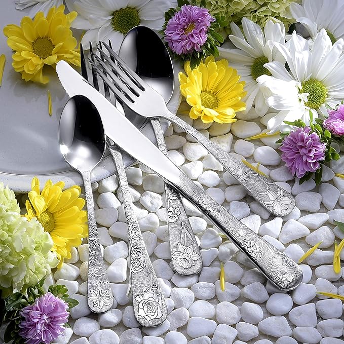 Liberty Tabletop American Garden 45pc Set Service For 8 Serving Set Included MADE IN USA
