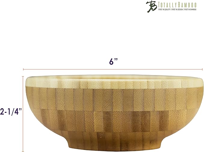 Totally Bamboo 6" Classic Salad Bowl