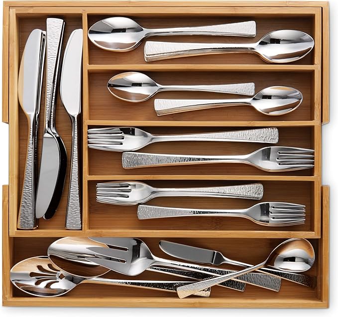 Gorham 871430 Biscayne 65-Piece Stainless Flatware Set, Silver