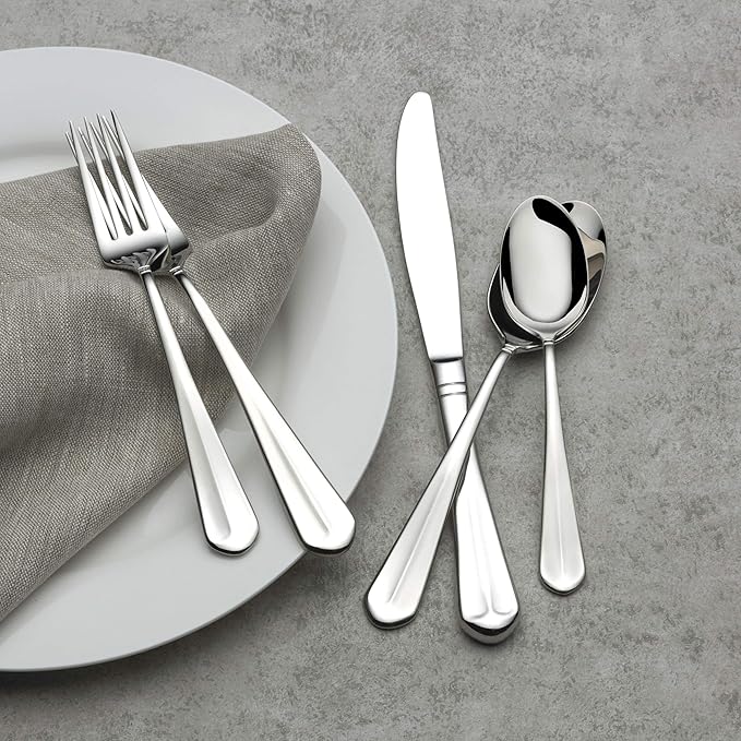 Mikasa Colette 45-Piece Flatware Set, Service For 8