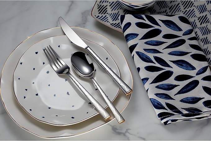 Lenox 895539 Blue Bay Flatware 20-Piece Set