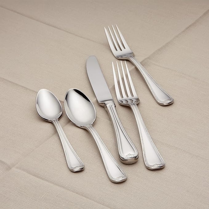 LENOX Off- White French Perle 4-Piece Place Setting & Vintage Jewel 5-Piece Place Setting