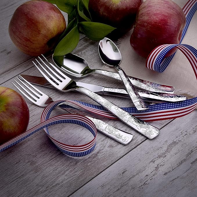 Liberty Tabletop Liberty 20pc Flatware Set Service For 4 MADE IN USA
