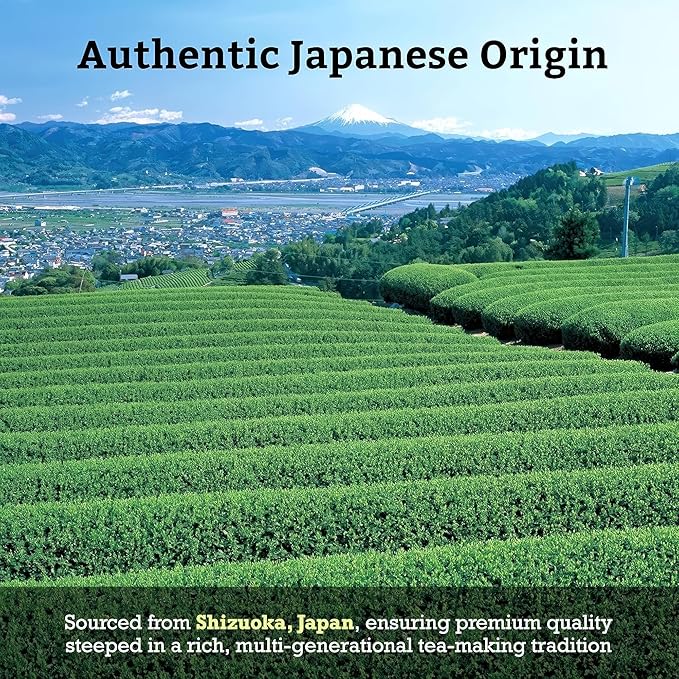 SUGIMOTO TEA Japanese Genmaicha with Matcha Green Tea Loose Leaf Bulk 1.0 lb (454 g)